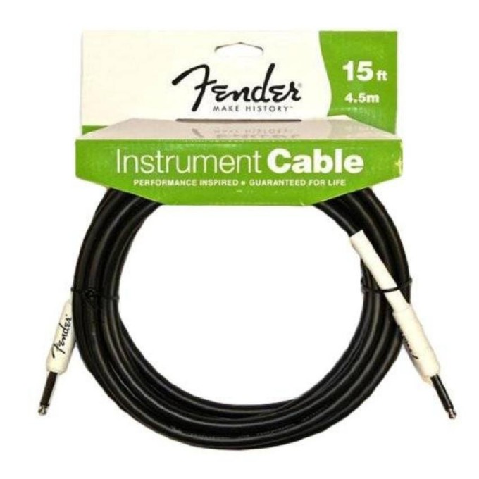 Шнур Jack-Jack FENDER PERFORMANCE SERIES INSTRUMENT CABLE 15 BLACK 38021