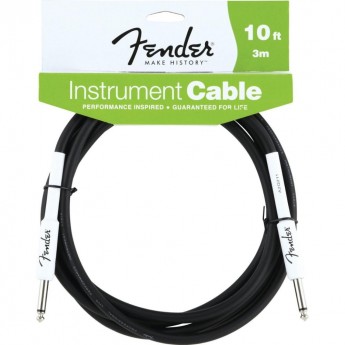 Шнур Jack-Jack FENDER 10 INSTRUMENT CABLE BLACK 38043