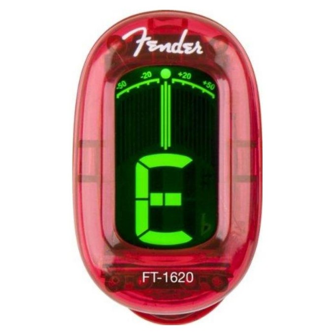Тюнер и метроном FENDER CALIFORNIA SERIES CLIP-ON TUNER CANDY APPLE RED 38075