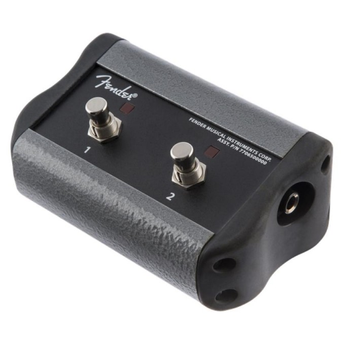 Контроллер и педаль FENDER 2-BUTTON FOOTSWITCH, ACOUSTIC PRO/SFX, BLACK ACOUSTIC PRO SFX 38085