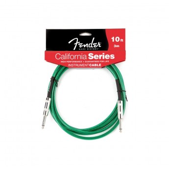 Шнур Jack-Jack FENDER 10` CALIFORNIA CABLE SURF GREEN 38089