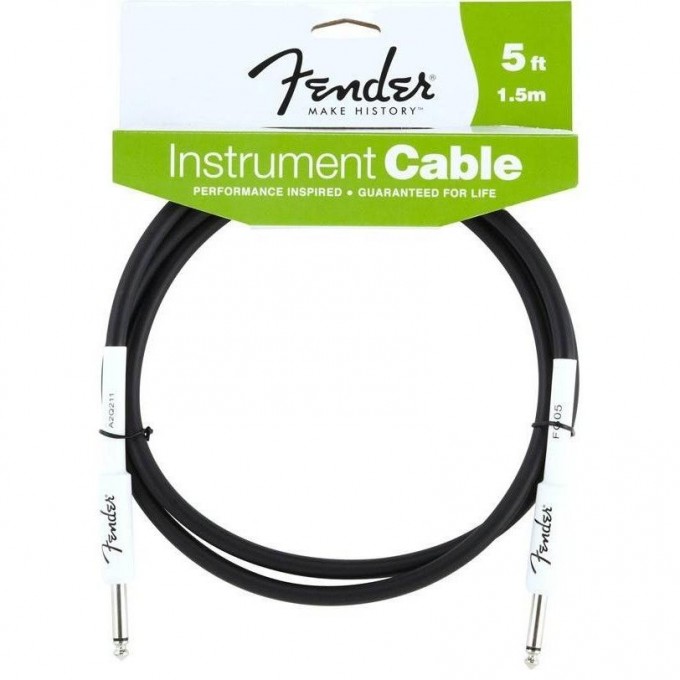 Шнур Jack-Jack FENDER 5 INSTRUMENT CABLE BLACK 38121
