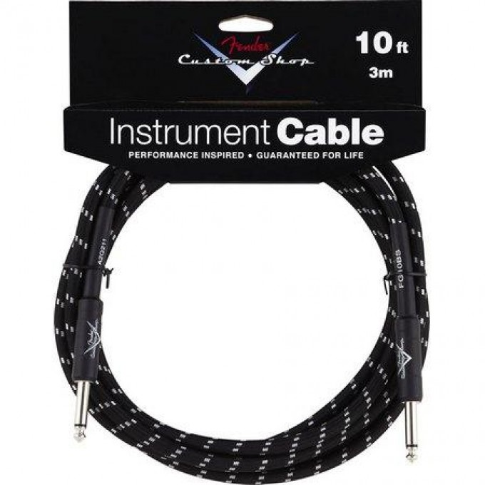 Шнур Jack-Jack FENDER CUSTOM SHOP 5 INSTRUMENT CABLE BLACK TWEED 38141