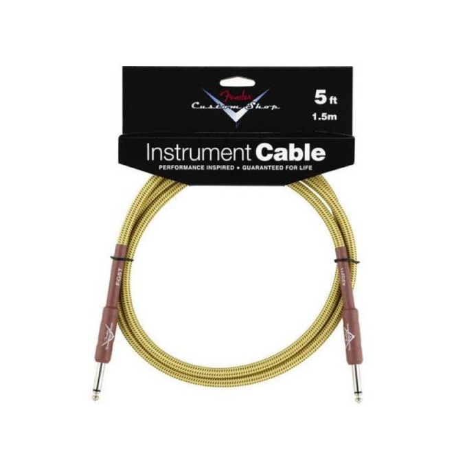 Шнур Jack-Jack FENDER CUSTOM SHOP 5 INSTRUMENT CABLE TWEED 38169