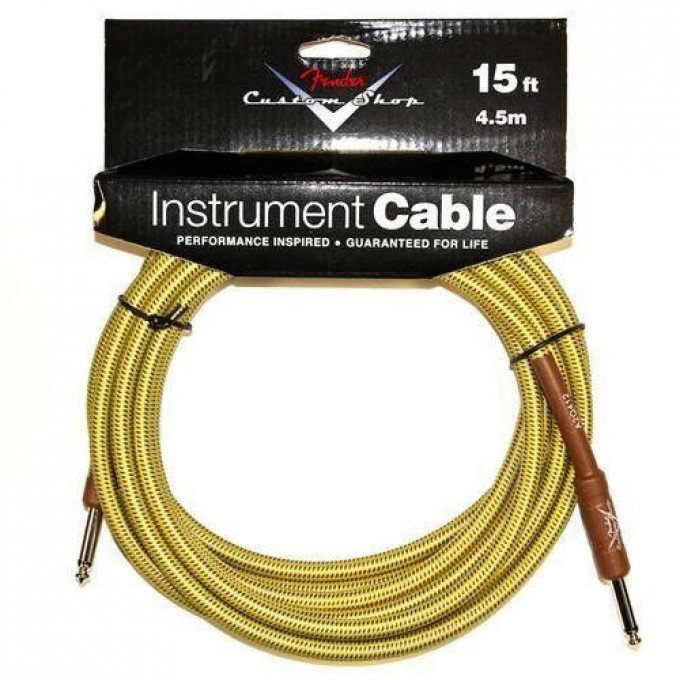 Шнур Jack-Jack FENDER CUSTOM SHOP CABLE 15 TWEED 38189