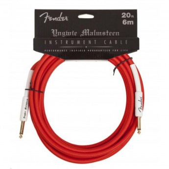 Шнур Jack-Jack FENDER 20 YNGWIE MALMSTEEN INSTRUMENT CABLE, RED 38232
