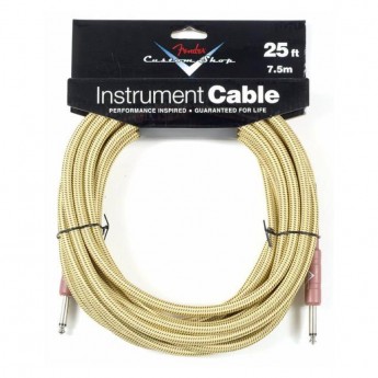 Шнур Jack-Jack FENDER CUSTOM SHOP 25 INSTRUMENT CABLE TWEED 38239