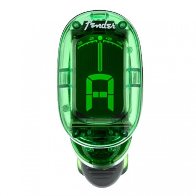 Тюнер и метроном FENDER CALIFORNIA SERIES CLIP-ON TUNER, GREEN 38241