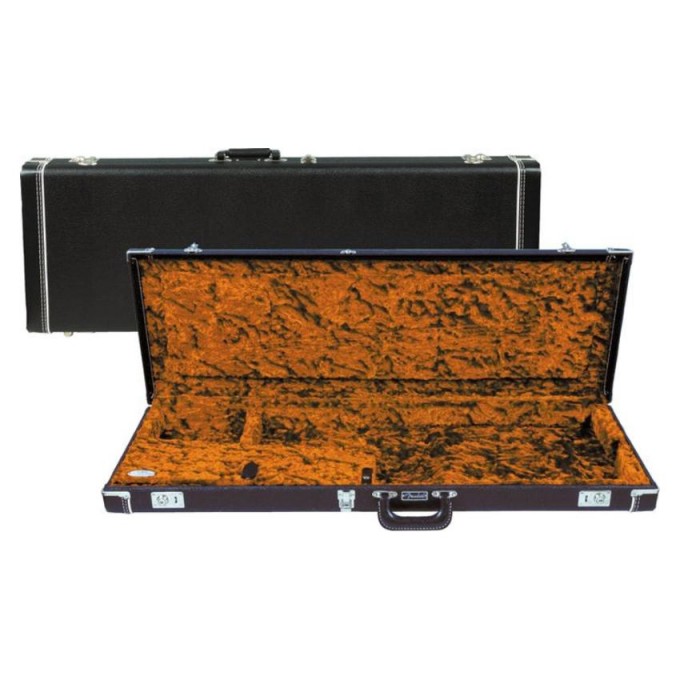 Чехлы и кейсы FENDER G&G DELUXE PRECISION BASS HARDSHELL CASE 38243